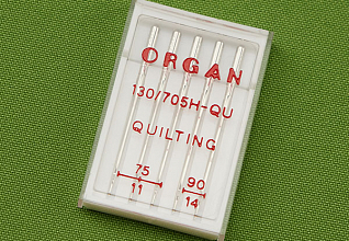 Иглы квилтинг ORGAN №75(3), 90(2), 5шт