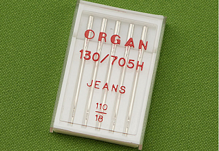 Иглы джинс ORGAN №110, 5шт