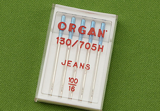 Иглы джинс ORGAN №100, 5шт