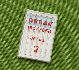 Иглы джинс ORGAN №100, 5шт