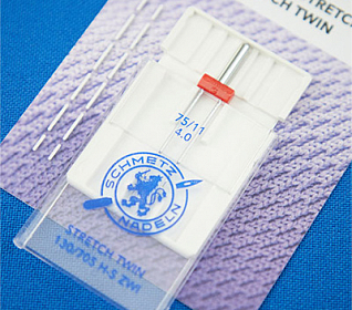Иглы стретч двойные SHMETZ 130/705H-S ZWI №75/4.0, 1шт